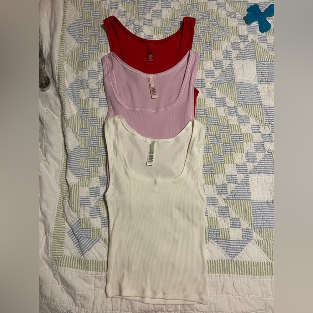 Skims cotton rib tank (ALL 3)